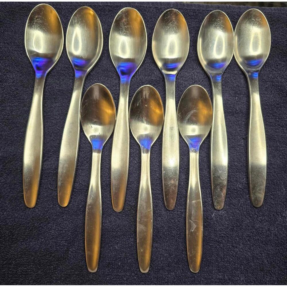 Vintage Cambridge 18/8 Stainless Steel Spoons Set - 9 Pieces